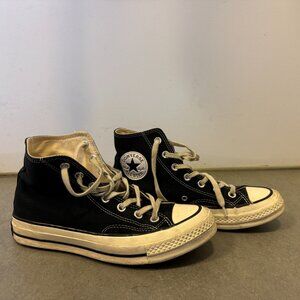 Black High Top Converse (M6 // W8)